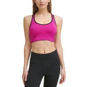 Calvin Klein Womens Performance Mid-Impact Sports Bra Size X-Small